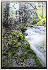 Image of the layered digital photograph, Upper Babb Creek by Paul Bozzo.